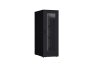 Напольный шкаф NIKOMAX серии TFR-R2 19", 33U, дверь со стеклом и металлическая, металлические стенки, Ш600хВ1702хГ1000мм, в разобранном виде, черный