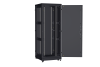 Напольный шкаф NIKOMAX серии TFA-R 19", 42U, металлические двери, металлические стенки, Ш800хВ2114хГ800мм, в разобранном виде, черный