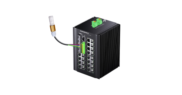 Управляемый промышленный L2+ коммутатор NIKOMAX, 24*10/100/1000Мбит/с PoE (af/at/BT) из которых 4 порта PoE BT, 4*1/2.5/10Гбит/с SFP+, Крепление на DIN-рейку, 2*ввода питания, питание 44-57В (блок питания 480Вт поставляется отдельно), 1*датчик температуры