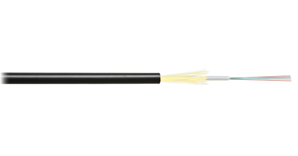 Кабель NIKOMAX волоконно-оптический, 12 волокон, одномодовый 9/125мкм, стандарта G.652.D & G.657.A1, внешний, с арамидными нитями, 1кН, полиэтилен, черный (отгрузка может осуществляется с использованием альтернативного барабана, который подбирается в зави