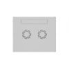 Шкаф настенный телекоммуникационный NTSS LIME 6U 550х350х370мм, 2 профиля 19, дверь стеклянная, боковые стенки несъемные, разобранный, серый RAL 7035