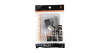 Полевой коннектор RJ45/8P8C NIKOMAX серии Premium, Кат.8 (Класс I), 2000МГц, покрытие 50мкд, универсальные ножи, T568B, самозажимной, компактный, полный экран, металлик 