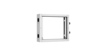 Пристенная поворотная секция NIKOMAX 19", 9U, Ш600хВ503хГ156мм, 1 пары L-образных монтажных направляющих, серый RAL 7035.