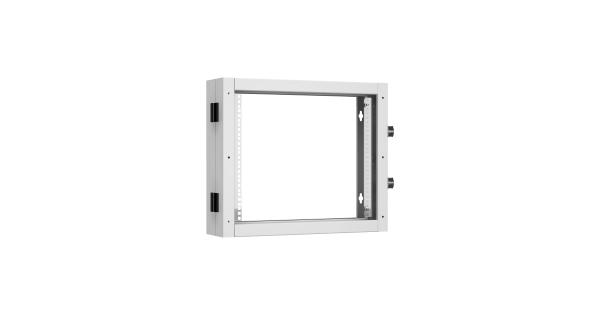 Пристенная поворотная секция NIKOMAX 19", 9U, Ш600хВ503хГ156мм, 1 пары L-образных монтажных направляющих, серый RAL 7035.