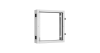 Пристенная поворотная секция NIKOMAX 19", 12U, Ш600хВ636хГ156мм, 1 пары L-образных монтажных направляющих, серый RAL 7035.