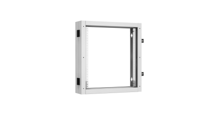 Пристенная поворотная секция NIKOMAX 19", 12U, Ш600хВ636хГ156мм, 1 пары L-образных монтажных направляющих, серый RAL 7035.