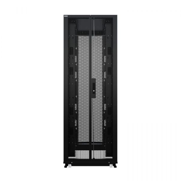 Шкаф напольный для ЦОД серверный NTSS ПРОЦОД PC 42U 800х1200мм, 4 профиля 19, двойные боковые стенки, панель потолка с вводами, без панели пола, двери