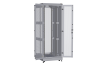 Напольный шкаф NIKOMAX серии TFA-R 19", 42U, двустворчатые перфорированные двери, металлические стенки, Ш800хВ2114хГ1000мм, в разобранном виде, серый