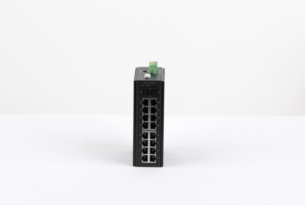 Управляемый промышленный L2+ коммутатор NIKOMAX, 16*10/100/1000Мбит/с PoE (af/at), 2*1/2.5/10Гбит/с SFP+, Крепление на DIN-рейку, 2*ввода питания, питание 44-57В (блок питания 240Вт поставляется отдельно), -40С +75С.