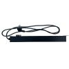 Блок розеток NTSS, 19", 1U, алюминий, 1ф16A, 3.7кВт, (8) Schuko CEE 7/7, выкл. с подсв.и крыш., 1.8м каб., вил. Schuko