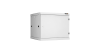 Настенный разборный шкаф NIKOMAX 19", 9U, металлическая дверь, Ш600хВ503хГ600мм, 2 пары монтажных направляющих, серый