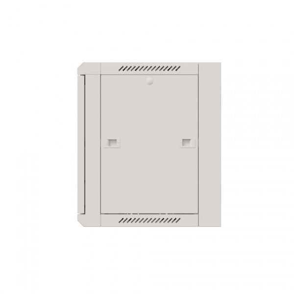 Шкаф настенный телекоммуникационный NTSS W 12U 600х450х635мм, 2 профиля 19, дверь сплошная металл, боковые стенки съемные, разобранный, серый RAL 7035