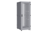 Напольный шкаф NIKOMAX серии TFA-R 19", 42U, перфорированные двери, металлические двухуровневые стенки, Ш800хВ2114хГ1000мм, в разобранном виде, серый