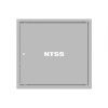 Шкаф настенный телекоммуникационный NTSS LIME 9U 550х600х500мм, 2 профиля 19, дверь сплошная металл, боковые стенки несъемные, разобранный, серый RAL