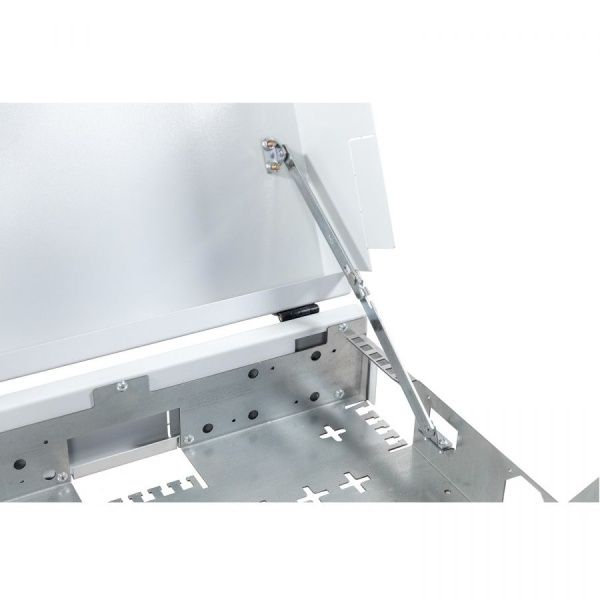 Шкаф настенный телекоммуникационный NTSS SOHO 19 5U: 3U+2U, собранный, серый RAL 7035