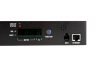 Блок  контролируемых электрических розеток NIKOMAX, Серия MN (Monitored) 19", 8 розеток C13, макс. нагрузка 16 А, шнур питания 3 м., вилка С20, цифровое измерение силы тока на входе, счетчик кВт*ч, металлический корпус, макс. мощность 4000 Вт, 432*44,5*11