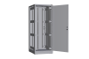 Напольный шкаф NIKOMAX серии TFR-R2 19", 42U, металлические двери, металлические стенки, Ш800хВ2010хГ1000мм, в разобранном виде, серый