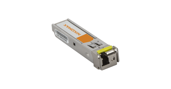 Модуль NIKOMAX SFP, 1.25 Гбит/с, WDM, 1 ОВ, SM, 1xLC, Tx:1550/Rx:1490 нм, DDM, 32 дБ (до 120 км)