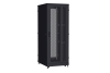 Напольный шкаф NIKOMAX серии TFA-R 19", 42U, двери перфорированные, одностворчатая и двустворчатая, металлические стенки, Ш800хВ2114хГ1000мм, в разобранном виде, черный