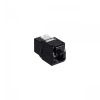 Розеточный модуль NTSS PREMIUM Keystone RJ45 UTP CAT5e 180 градусов безинструментальный черный ver2