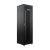 Шкаф напольный универсальный серверный NTSS R 47U 600х600мм, 4 профиля 19, двери перфорированная и сплошная металл, боковые стенки съемные, регулируем