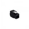 Розеточный модуль NTSS PREMIUM Keystone RJ45 UTP CAT5e 180 градусов безинструментальный черный ver2