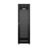 Шкаф напольный универсальный серверный NTSS R 47U 600х1200мм, 4 профиля 19, двери перфорированная и перфорированная двухстворчатая, боковые стенки съе