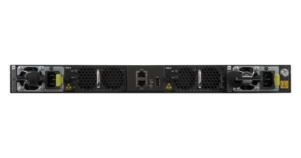 Управляемый коммутатор TOR L3 NIKOMAX, 32*40/100 Гбит/с QSFP28, 2*10 Гбит/с SFP+, 1*RJ45(консоль), 1*RJ45(управление), 1*USB, 2*Блока питания hot-swap AC 220В