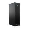 Шкаф напольный универсальный серверный NTSS R 22U 600х1000мм, 4 профиля 19, двери перфорированная и сплошная металл, боковые стенки съемные, регулируе