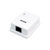 Компьютерная розетка NTSS PREMIUM настенная 1 порт RJ-45 UTP CAT5e