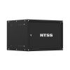 Шкаф настенный телекоммуникационный NTSS LIME 6U 550х450х370мм, 2 профиля 19, дверь сплошная металл, боковые стенки несъемные, разобранный, черный RAL