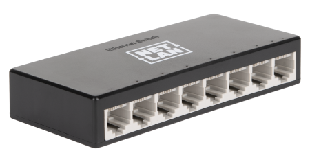 Коммутатор NETLAN, неуправляемый, 8*10/100Мбит/с, DC5V 1A
