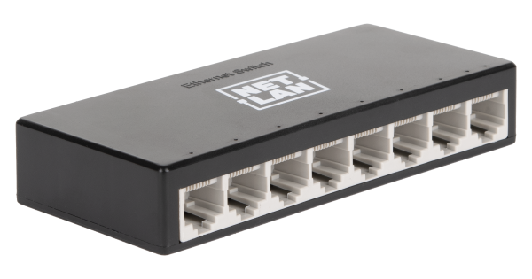 Коммутатор NETLAN, неуправляемый, 8*10/100Мбит/с, DC5V 1A