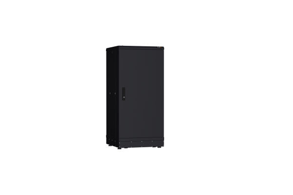 Напольный шкаф NIKOMAX серии TFR-R2 19", 24U, металлические двери, металлические стенки, Ш600хВ1280хГ600мм, в разобранном виде, черный