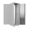 Шкаф напольный универсальный серверный NTSS R 47U 600х600мм, 4 профиля 19, двери стекло и сплошная металл, боковые стенки съемные, регулируемые опоры,