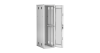 Напольный шкаф NETLAN 19", 42U, стеклянная дверь, цельнометаллические стенки, Ш600хВ1996хГ800мм, в разобранном виде, серый