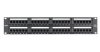 Коммутационная панель NETLAN 19", 2U, 48 портов, Кат.5e (Класс D), 100МГц, RJ45/8P8C, 110/KRONE, T568A/B, неэкранированная, черная