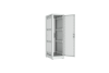 Напольный шкаф NIKOMAX серии TFR-R2 19", 42U, перфорированные двери, металлические стенки, Ш600хВ2010хГ1000мм, в разобранном виде, серый