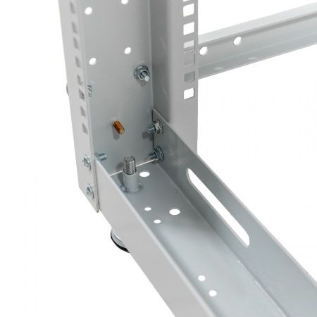 Стойка серверная NTSS OR двухрамная 42U 600-1000мм, комплект ножек, серый RAL 7035
