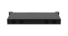Оптический кросс NIKOMAX 19" Premium Line, 1U, до 24 SC портов или 48 LC портов, выдвижной, со съёмной полкой, черный, в комплекте: сплайс-кассета и КДЗС