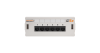 Коммутационная панель NIKOMAX настенная, 6 портов, Кат.5е (Класс D), 100МГц, RJ45/8P8C, 110, T568A/B, неэкранированная, светло-серая - гарантия: 5 лет расширенная / 25 лет системная