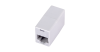 Кабельный соединитель NETLAN RJ45-RJ45 (8P8C), Кат.5e (Класс D), 100МГц, неэкранированный, белый, уп-ка 10шт.