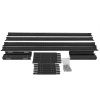 Стойка серверная NTSS OR двухрамная 33U 600-1000мм, комплект ножек, черный RAL 9005