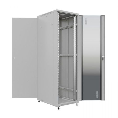 Шкаф напольный универсальный серверный NTSS R 22U 600х800мм, 4 профиля 19, двери стекло и сплошная металл, боковые стенки съемные, регулируемые опоры,