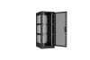 Напольный шкаф NIKOMAX серии TFR-R2 19", 42U, двери перфорированные, одностворчатая и двустворчатая, металлические стенки, Ш800хВ2010хГ1000мм, в разобранном виде, черный