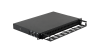 Оптический кросс NIKOMAX 19" Premium Line, 1U, до 24 SC портов или 48 LC портов, выдвижной, со съёмной полкой, черный