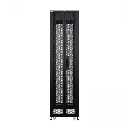 Шкаф напольный для ЦОД серверный NTSS ПРОЦОД PCM 42U 600х1070мм, 4 профиля 19, двойные боковые стенки, панель потолка с вводами, без панели пола, двер