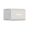 Шкаф настенный телекоммуникационный NTSS W 6U 600х600х370мм, 2 профиля 19, дверь сплошная металл, боковые стенки съемные, разобранный, серый RAL 7035