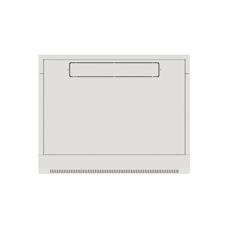 Шкаф настенный телекоммуникационный NTSS W 15U 600х450х770мм, 2 профиля 19, дверь сплошная металл, боковые стенки съемные, разобранный, серый RAL 7035