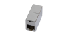 Кабельный соединитель NETLAN RJ45-RJ45 (8P8C), Кат.6 (Класс E), 250МГц, экранированный, металлик, уп-ка 10шт.